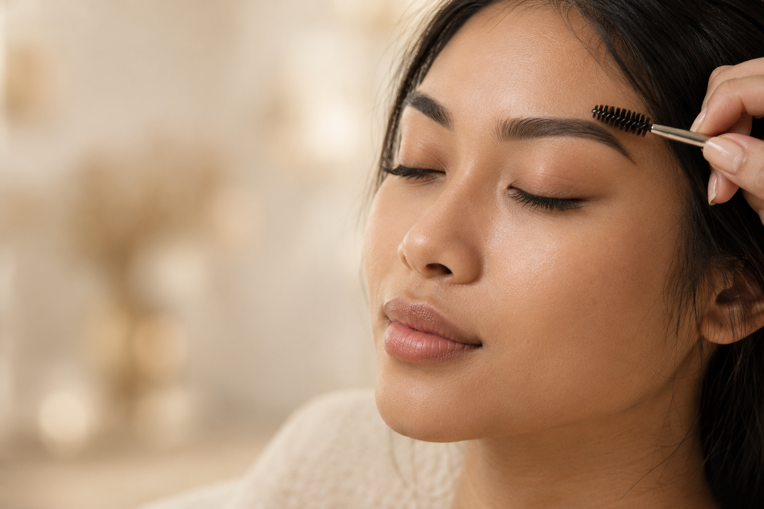 Luxury lash and brow treatment at SLIK Studio Singapore